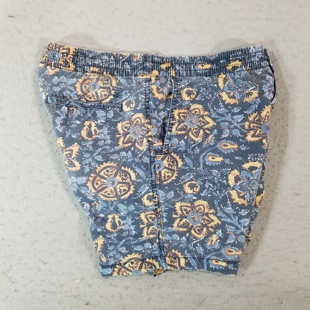 Dockers shorts men's large‎ blue floral outdoor beach Comfort waist